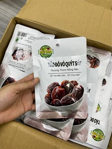 Táo đỏ vỏ quýt sấy