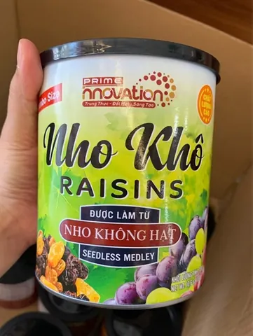 Nho khô raisin Mỹ