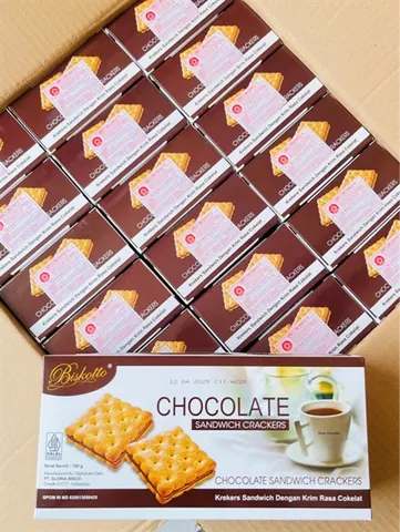 Bk vp bánh chocolate sandwich crackers 160G