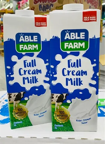 Sữa tươi nguyên kem Able Farm 1L
