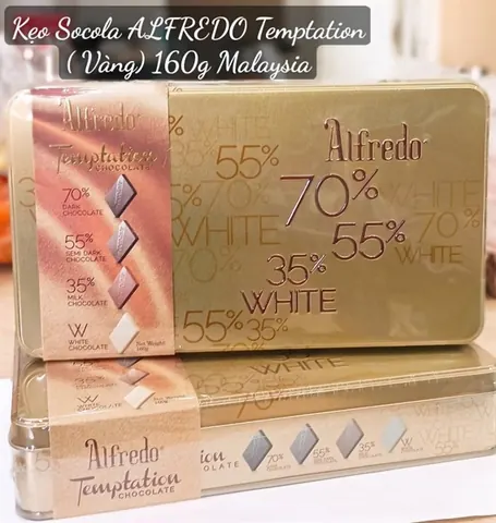KẸO SOCOLA ALFREDO TEMPTATION 160G MALAYSIA