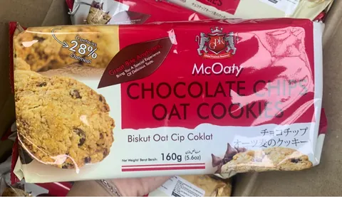 Bánh quy yến mạch gói hồng