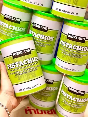 HẠT DẺ CƯỜI KIRKLAND SIGNATURE PISTACHIOS 453gr