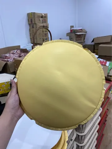 Trụ Mica Tròn Vàng