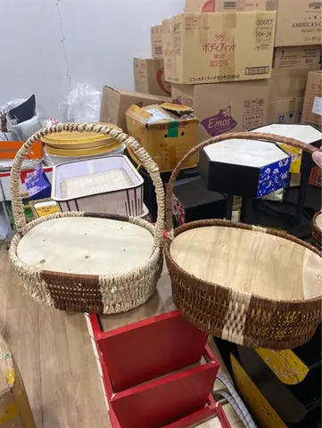 Giỏ Trống Tay Tròn