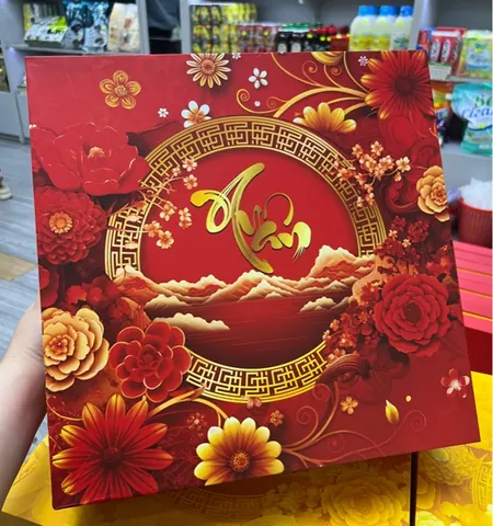 Hộp Xuân đựng quà tết màu Đỏ