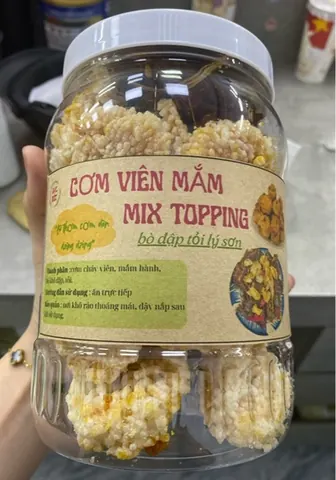 Cơm Viên Mắm Mix Topping