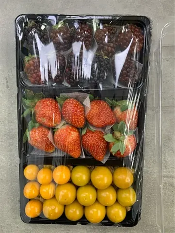 Set Dâu mix ( mâm xôi dâu thù lù)