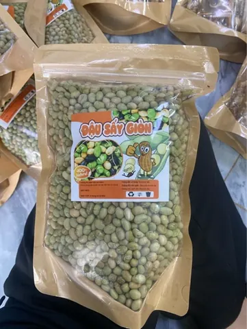 Đậu Sấy Giòn Túi 500gr
